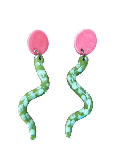 Snake Earrings  - Artificio (various colors)