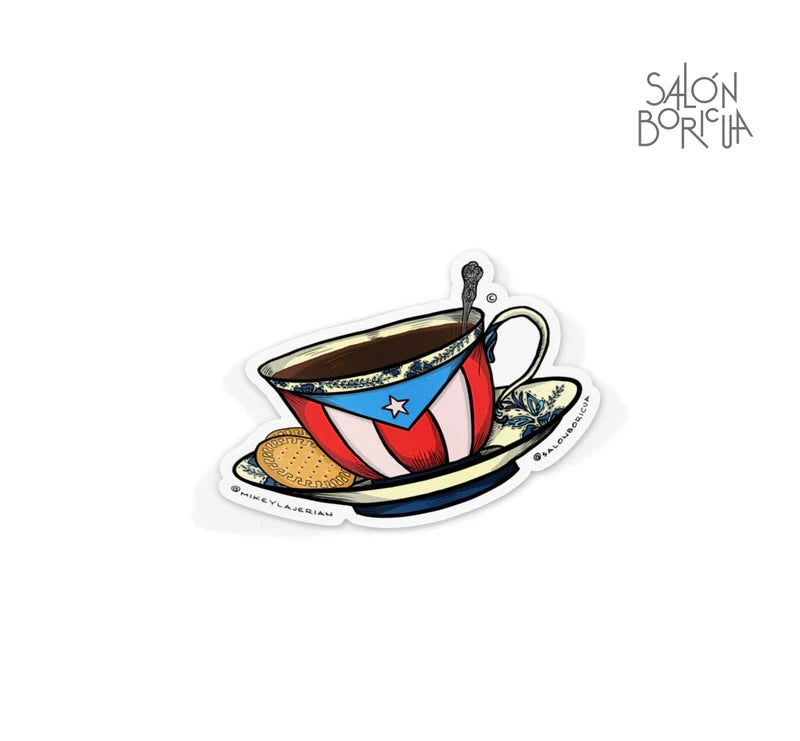 Café y Galletas María (Premium Sticker)