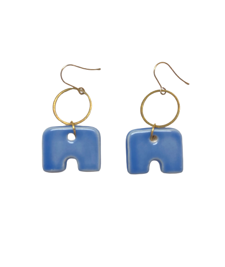 Block Earrings - (Different colors)