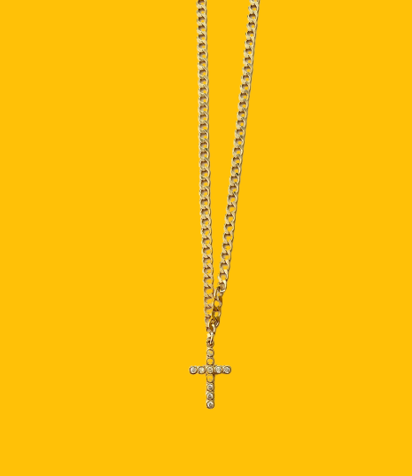 Cross Pave -Necklace
