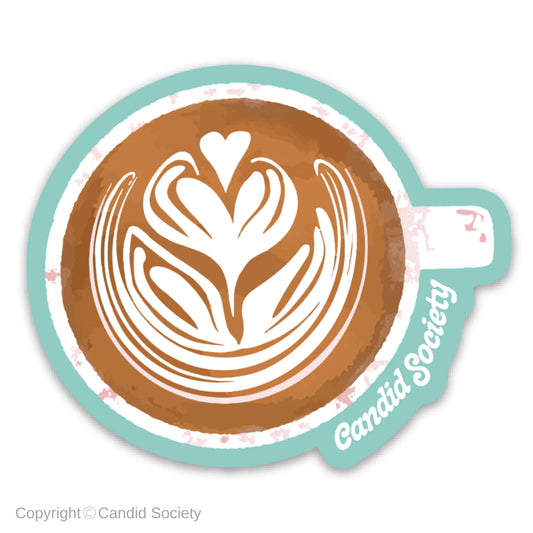 Latte Art - Sticker
