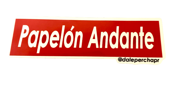 Papelón Andante- Sticker